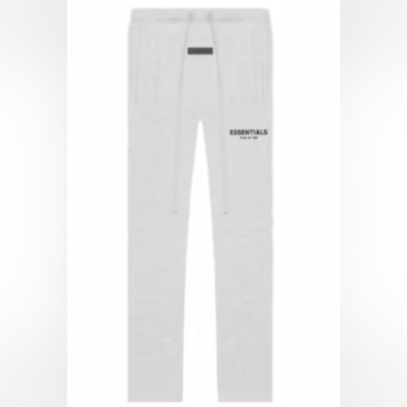 NWT Essentials Fear Of God Light Oatmeal Relaxed Sweatpants XL - Picture 1 of 1